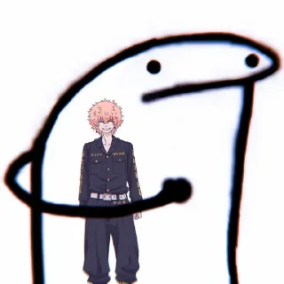 ✖️ emoji 我没有笑. Telegram sticker 6 of 15