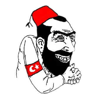 🧔 emoji Anti-turks pack Telegram sticker 11 of 29