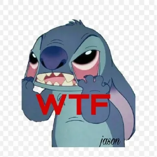 Sticker from stitch