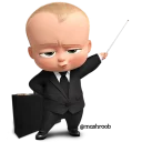😏 emoji Boss baby @mashroob Telegram sticker 9 of 115