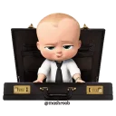 😒 emoji Boss baby @mashroob Telegram sticker 10 of 115