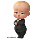 😒 emoji Boss baby @mashroob Telegram sticker 16 of 115