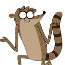 😕 emoji Regular Show Telegram sticker 8 of 30