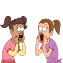 😱 emoji Regular Show Telegram sticker 24 of 30