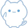 ⭐ emoji ˗ˋʚ 𝑏𝑙𝑢𝑒 𝑐𝑎𝑡 ♡︎ @I1RRN ɞˊ˗ Telegram sticker 11 of 40