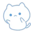 ⭐ emoji ˗ˋʚ 𝑏𝑙𝑢𝑒 𝑐𝑎𝑡 ♡︎ @I1RRN ɞˊ˗ Telegram sticker 5 of 40