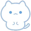 ⭐ emoji ˗ˋʚ 𝑏𝑙𝑢𝑒 𝑐𝑎𝑡 ♡︎ @I1RRN ɞˊ˗ Telegram sticker 14 of 40