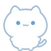 ⭐ emoji ˗ˋʚ 𝑏𝑙𝑢𝑒 𝑐𝑎𝑡 ♡︎ @I1RRN ɞˊ˗ Telegram sticker 1 of 40
