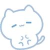 ⭐ emoji ˗ˋʚ 𝑏𝑙𝑢𝑒 𝑐𝑎𝑡 ♡︎ @I1RRN ɞˊ˗ Telegram sticker 20 of 40