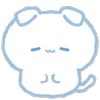 ⭐ emoji ˗ˋʚ 𝑏𝑙𝑢𝑒 𝑐𝑎𝑡 ♡︎ @I1RRN ɞˊ˗ Telegram sticker 17 of 40