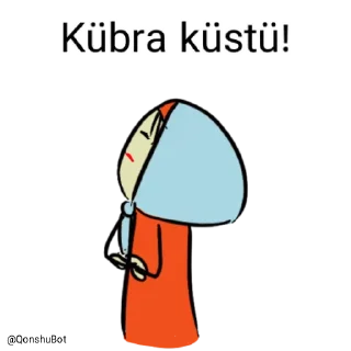 😒 emoji Kübra @Qonshubot Telegram sticker 13 of 31