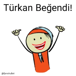👍 emoji Türkan @Qonshubot Telegram sticker 20 of 31