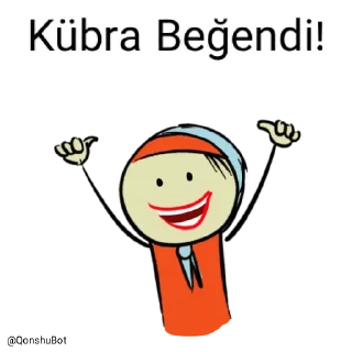 👍 emoji Kübra @Qonshubot Telegram sticker 20 of 31