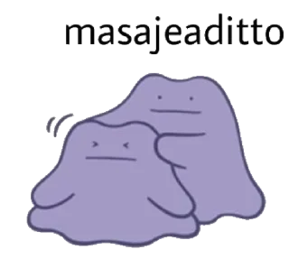 💆‍♂️ emoji Ditto Telegram sticker 23 of 24
