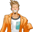 😊 emoji Phoenix Wright Telegram sticker 3 of 18