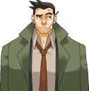 😑 emoji Phoenix Wright Telegram sticker 8 of 18