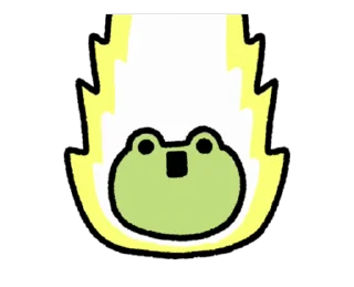 😡 emoji move! cute frog Telegram sticker 21 of 23