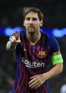 Sticker from Messi pack