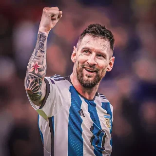 Sticker from Messi pack