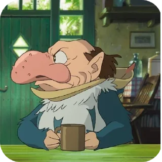 😠 emoji STUDIO GHIBLI Telegram sticker 22 of 33
