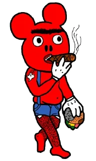 🍔 emoji El viejo y el paint Telegram sticker 11 of 96