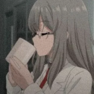🥤 emoji Anime Girls Telegram sticker 8 of 25