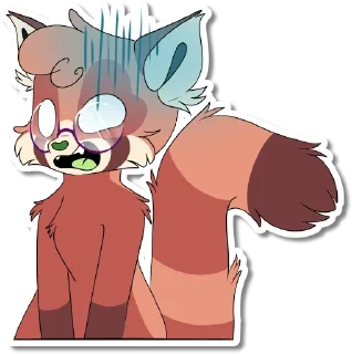 😨 emoji Michi Panda Telegram sticker 20 of 23