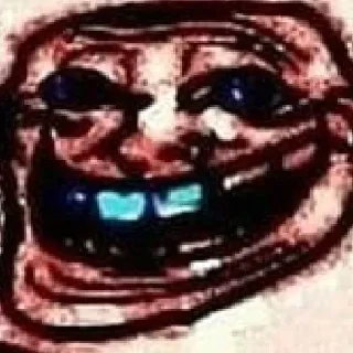 🤡 emoji Troll Face Telegram sticker 11 of 97