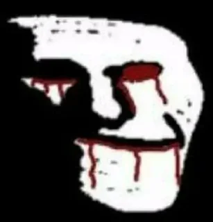 🤡 emoji Troll Face Telegram sticker 6 of 97