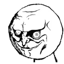 😏 emoji Troll Face Telegram sticker 14 of 77