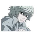 😏 emoji Death Note Telegram sticker 6 of 7