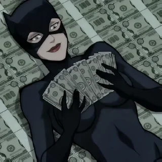 Sticker from ﹝Catwoman﹞ '  @Blastrose  𔓗٭ .         ㅤ