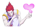❤ emoji Hunter X Hunter Telegram sticker 6 of 34