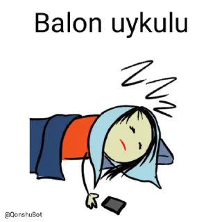 😴 emoji Balon @Qonshubot Telegram sticker 17 of 31