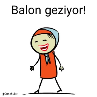 🚶‍♂️ emoji Balon @Qonshubot Telegram sticker 10 of 31