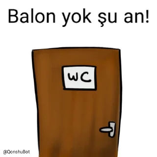 🚽 emoji Balon @Qonshubot Telegram sticker 22 of 31