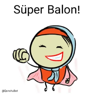 😎 emoji Balon @Qonshubot Telegram sticker 6 of 31
