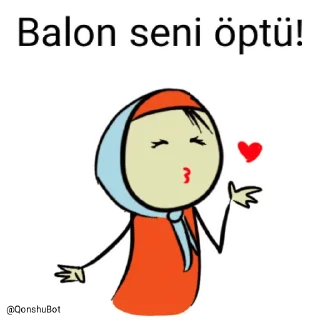 💋 emoji Balon @Qonshubot Telegram sticker 19 of 31