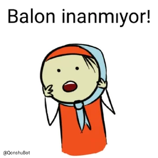 😱 emoji Balon @Qonshubot Telegram sticker 3 of 31