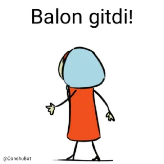 ✋️ emoji Balon @Qonshubot Telegram sticker 2 of 31