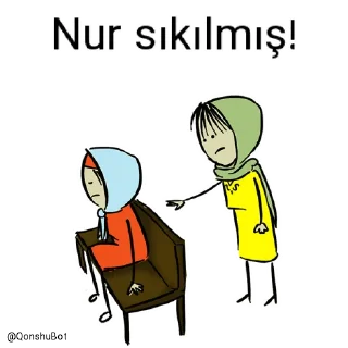 😓 emoji Nur ve Lətifə @Qonshubot Telegram sticker 9 of 31