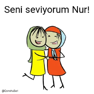 ❤️ emoji Nur ve Lətifə @Qonshubot Telegram sticker 16 of 31