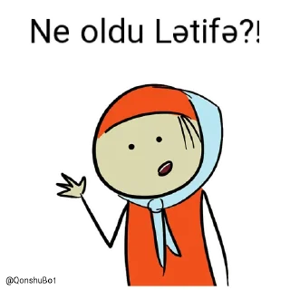 🤔 emoji Nur ve Lətifə @Qonshubot Telegram sticker 18 of 31