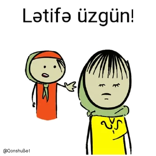 😓 emoji Nur ve Lətifə @Qonshubot Telegram sticker 10 of 31