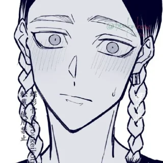 😳 emoji .°•Ran Haitani•°. Telegram sticker 18 of 120