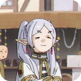 ⁉ emoji Фрирен Telegram sticker 11 of 43