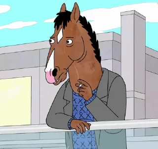 Sticker from BoJack Horseman