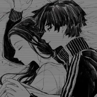♥️ emoji Couple fanart(anime) | @longroadtohell Telegram sticker 8 of 70