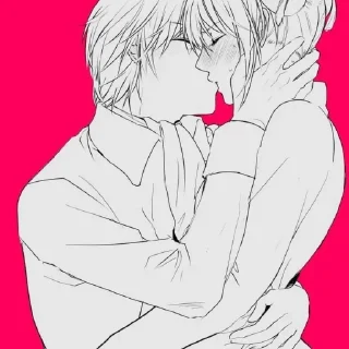 ♥️ emoji Couple fanart(anime) | @longroadtohell Telegram sticker 3 of 70