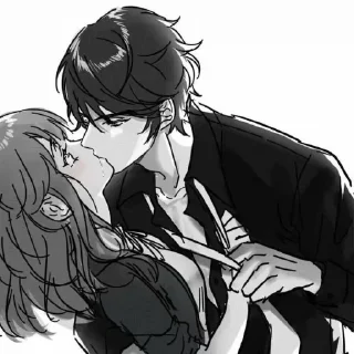♥️ emoji Couple fanart(anime) | @longroadtohell Telegram sticker 16 of 70